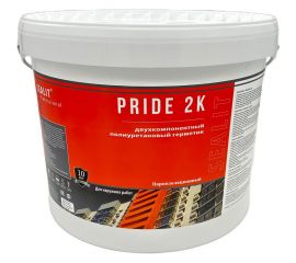 Двухкомпонентный полиуретановый герметик для межпанельных швов Sealit Pride белый 12,5 кг 2103 