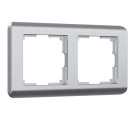 Рамка на 2 поста WERKEL W0022106 Stream серебряный a051266 