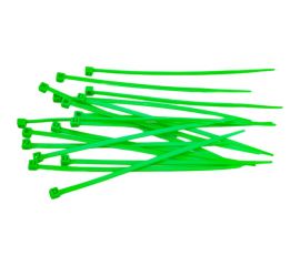 Кабельный хомут duwi нейлон, 100x2,5 мм, зеленый, 25 шт. 30222 3 