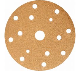 Круг шлифовальный GOLD B312T (5 шт; 150 мм; на липучке; 15 отв; золотистый; P120) SUNMIGHT 44308R 