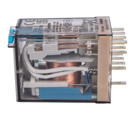 Промежуточное реле Finder 4 перекидных контакта 7А, = 24В DC, 553490240090 