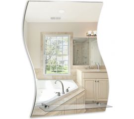 Зеркало Mixline Волна 430x590 мм., с полкой 525473 