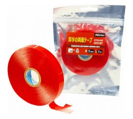 Сверхпрочная двусторонняя акриловая лента Nitto HYPERJOINT GH5100T, 15 мм х 6 м, цвет прозрачный 4627187943881 