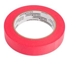 Особо прочная бумажная лента COLOR EXPERT красн. 25mmx50m акриловый клей, UV150 8,5мк, 96072502 