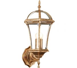 Cадово-парковый светильник FERON PL621 на стену вверх 60W 230V E27 225х205х540мм, черное золото 11617 