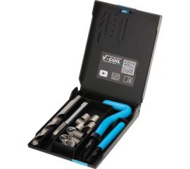 Набор для восстановления резьбы VOELKEL V-Coil М12x1,75 14 пр. V04021 