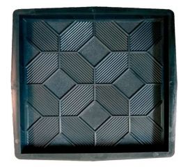 Форма для тротуарной плитки Формыпласт Ковер 40x40x5 см 805 