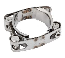 Двухболтовый силовой хомут TITAN LOCK 40-50 мм, нерж. сталь TL40-50DRCSS 