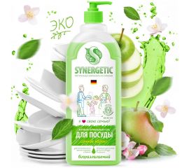 Концентрированное средство для мытья посуды и фруктов Synergetic Яблоко 1 л 4623721671456 