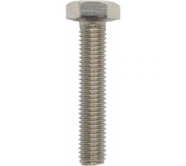 Болт с шестигранной головкой ВИРТУОЗ 6x60 мм, DIN 933, нержавеющая сталь А2, 2 шт. 35879 