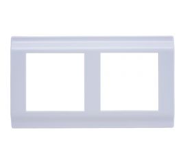 2-местная рамка Nilson moda белый, 21110092 