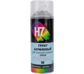 Акриловый грунт для точечного ремонта H7 Spot Primer 1К серый, аэрозоль, 520 мл 380341 