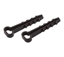 Дюбель-хомут PROCONNECT прям., черный, 10x5, 100 шт. 07-4621 