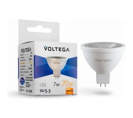 Светодиодная лампа VOLTEGA Софит линзованный GU5.3 2800К 7W 7062 