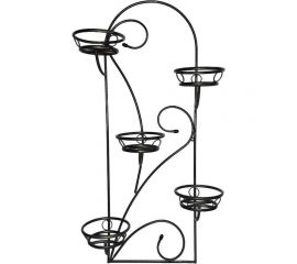 Подставка для цветов на 5 горшков ООО Ярмарка-Тверь Узорная настенная ПЦ144 