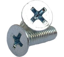 Винт ZAMETAL М3х16 потайн. гол., DIN 965, оц., 1000 шт ZA513304 