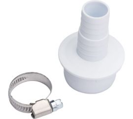 Набор переходник для подключения сливного шланга стиральной машины СУПРИМПЛАСТ D40, с червячным хомутом 16x25 4WG_40_1625_2 