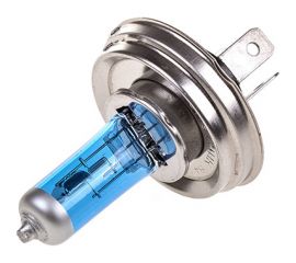 Автолампа SKYWAY H4, 12V, 60/55W, P45t, 2-контакта xenon white+30, 4500К, спутник 2 шт, ближний, дальний S09101042 