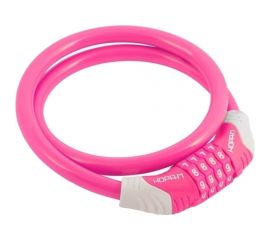 Велосипедный замок НОРА-М №31 размер - ф 10 х 650 мм, розовый 18306 