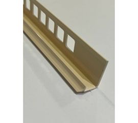 Профиль для плитки внутренний DECONIKA 8 мм 2.5 м 008-G Слоновая кость глянец Д-Пл8-В 008-G СЛК Г 