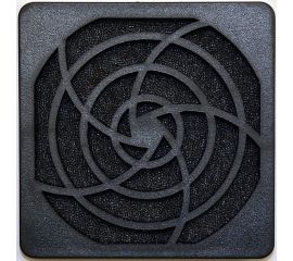 Решетка пластиковая с фильтром K-PF04J-4PA 40х40 мм (аналог K-PF04A1F) к вентилятору JAMICON С00039901 