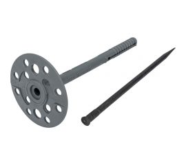 Дюбель для теплоизоляции Tech-Krep с пластмассовым гвоздём, 10x140 мм, 30 шт. 154279 