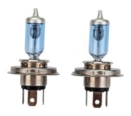 Высокотемпературная лампа KOITO Whitebeam Premium H4, 12 В, 60/55 Вт, 135/125 Вт, 4500 K, комплект 2 шт. P0744W 121021 