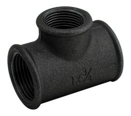 Переходной тройник Сантис 90 3/4"х1/2" вр чугун 000762 