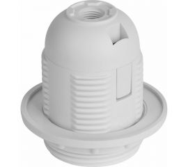 Патрон Пан Электрик E27 люстровый, с кольцом, белый 24530 8 