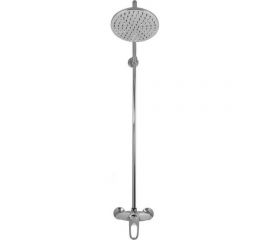 Душевая стойка со смесителем, круглым тропическим душем WISENT W3552 