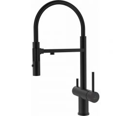 Смеситель для кухни ROSE с подключением к фильтру питьевой воды, черный R958H 
