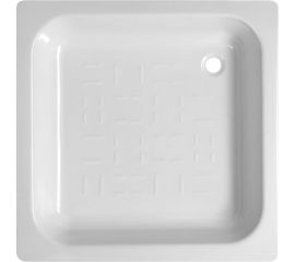 Стальной душевой поддон BLB 800x800x145 мм, рифленый CF80 