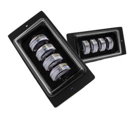 Противотуманные светодиодные автомобильные фары LEDZILLA ВАЗ КАМАз 2110-2115, 40Вт, 9-32В Лада дхо для авто LED ПТФ 2 шт 2110-LED 