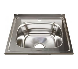 Мойка mixline 50х50х16 см, 0.6, выпуск 3 1/2, с сифоном 527973 