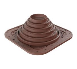 Кровельная прямая проходка Borge №4 D 76-178мм, фланец 273x273мм, коричневый 01.224.03.03.02.000.8017 