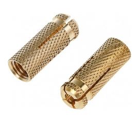 Забиваемый анкер крепежная техника цанга, м8, латунь 10 шт. 19362 