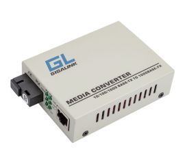 Конвертер Gigalink UTP, 100/1000Мбит/c GL-MC-UTPF-SC1G-18SM-1550 