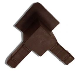 Пластиковый уголок для внутренней вставной москитной сетки KOMFORT москитные системы vsn, коричневый, 8 шт УПКvsn,8 