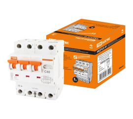 Автоматический выключатель дифференциального тока селективного типа TDM АВДТ 63S 4P C40 100мА SQ0202-0046 