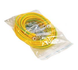 Комплект заземления ЦМО для шкафов и стоек, 200мм, жёлтый ПЗ-ШРН 