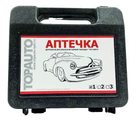 Дорожная аптечка для оказания п/п TopAuto по ту тип 2 состав 1, 6 пр, пластик TA-AP21 