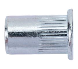 Заклепка-гайка ЦКИ М8х17 плоск. рифл. СТ. Ц под пакет 1-3.5 мм, 250 шт. 50415 