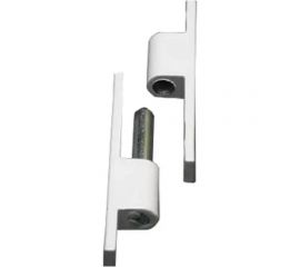 Алюминиевая петля для москитной сетки KOMFORT москитные системы белая, s32, 2 шт. ПМ000842 