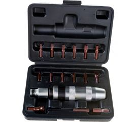 Ударная отвертка с набором бит и адаптерами Forsage 17пр, в кейсе 2624 F-5171 