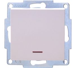 Выключатель Lezard VESNA с подсветкой крем 742-0388-111 