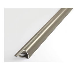 Профиль окантовочный полукруглый алюминиевый ЛУКА 12 мм, 2,7 м, 5 шт, Шампань УТ000021291 