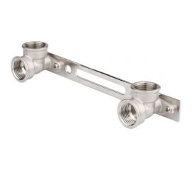 Уголки на планке для смесителя AQUALINK 1/2 x1/2 - 2 вн-вн 4510 