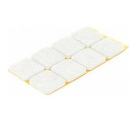 Фетровый самоклеящийся пункт Tech-Krep 20x30 белый (12 шт.) - пакет 109144 