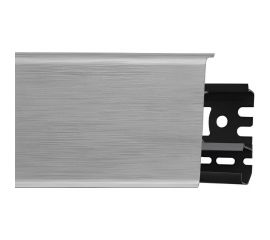 Плинтус Arbiton Indo 41 Алюминий Светлый, 2500x70x26 мм 142723 