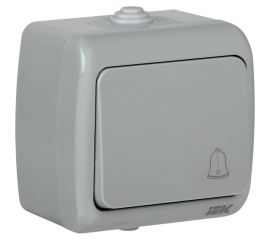 Кнопочный выключатель IEK ВС-20-1-3-A, открытой установки, 10А, IP54, AQUATIC EVA14-K03-10-54 